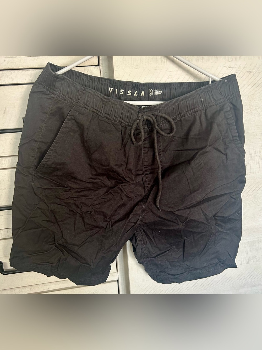 VISSLA Black Men’s Casual Drawstring Shorts